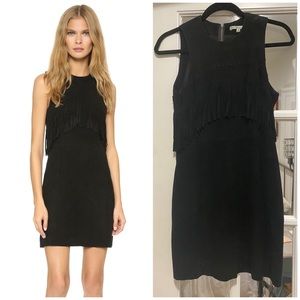 Rebecca Minkoff western Suede Sleeveless fringe dress